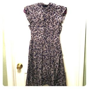 Madewell floral print dress